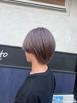 フィアート ヘアドレッシング サロン(Fiato Hairdressing Salon)&nbsp;透明感ラベンダー×丸みショート