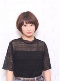 大人可愛い・小顔・人気のショートボブ