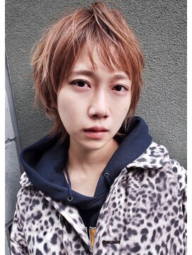 バロウ(BURROW) 【BURROW】ショートウルフヘア<<キハラシンゴ>>