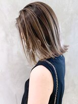 アイティー バイ アルバム 中野店(IT by ALBUM)&nbsp;バレイヤージュボブ_外ハネボブセクションカラー_ba302082