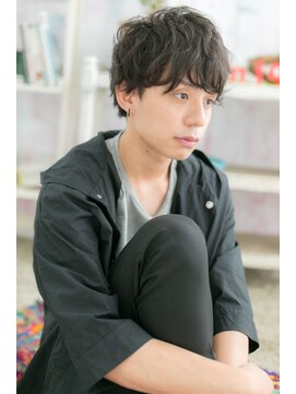 ミック ヘアアンドメイク アップ 駒込店(miq Hair&Make up) ナチュラルパーマでモテ髪マッシュウルフ