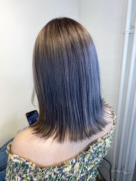 ノース イースト 高円寺店(north east) 外国人風カラー/ラベンダーグレー