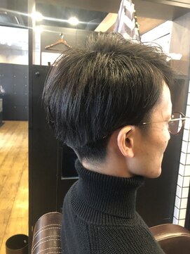 ブロートーキョー(BroTokyo) MEN'Sアッシュブラックセンターパート