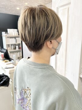 キャアリー(Caary) 福山市美容室Caary 襟足スッキリ ハンサムショート