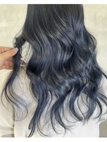 オレロ 国立(olelo)&nbsp;暗めカラー/グランマッシュ/デザインカラー/フェザーパーマ/国立