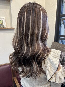 ビーヘアー(BE hair) プルエクステ×ハイライト