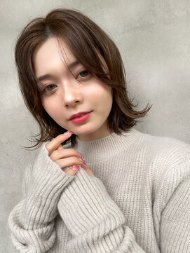 メゾンドイギー(MAISON de IGGY) 小顔ヘルシースタイル#大人ガーリー#グレージュカラー