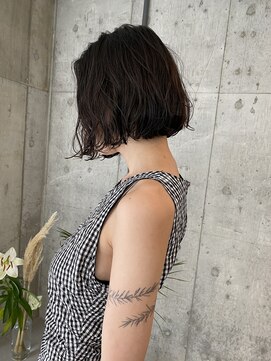 サクラ オモテサンドウ(SAKURA) 伸ばしていきたい、変化を出したいボブ！ふわっとカール