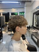 波巻きスパイラルパーマ　波巻きパーマ　メンズパーマ