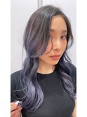 AO hair ブルベリーアッシュカラー