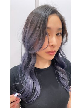 アオ 甲府本店(AO) AO hair ブルベリーアッシュカラー