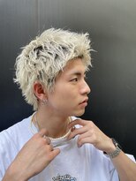 アクト(ACT) スパイキーショート/ホワイトカラー/ホワイトベージュ