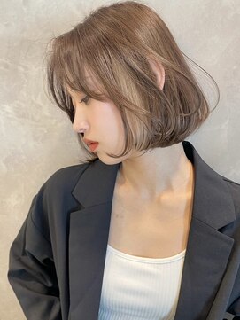 トルネード(TORNADO) 韓国ボブ くびレイヤー インナーカラー イヤリングカラー A0304