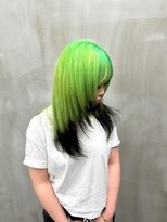 ナンバーウルス 名駅店(N° ulus)&nbsp;【number ulus】ツートーンカラー×ライトグリーン