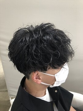 オーシャントーキョー(OCEAN TOKYO) メンズパーマツイスパ波巻きスパイラルマッシュセンターパート