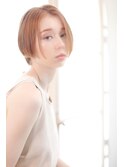 【hal泉中央】前下がりナチュラルショートボブ