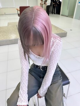 ペレ 渋谷(PELE) 前髪/アンブレラカラー/こなれミディ/イメチェン/ウェーブパーマ