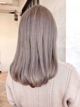 ロンド ルージュ 銀座店(Lond rouge) レイヤーカットとブリーチなしのオリジナルカラー