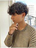 外国人風メンズカットパーマ