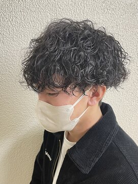 ザコーストバイネオリーブ 辻堂店(The coast by neolive) 波巻きスパイラルパーマメンズツーブロック