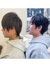 （メンズ様限定）カット込み。ナチュラルなスパイラルパーマ19800→13980