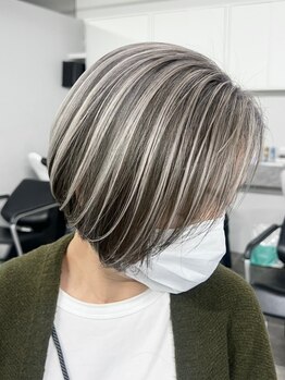 レディアル 大宮(REDEAL)の写真/話題のバレイヤージュ/白髪ぼかし/メッシュetc....どんなカラーもお任せください＊[白髪ぼかしハイライト]