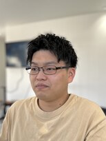 ザ マイルドクラブ(THE MILD CLUB)&nbsp;ツーブロック　ツイストスパイラルパーマ