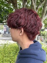 ディーボーイ 健軍店(D-BOY)&nbsp;ワインレッド/メンズパーマ