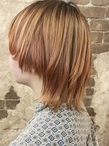 マギーヘア(magiy hair)&nbsp;magiyhair/下北沢/西部笑/オレンジマッシュウルフ