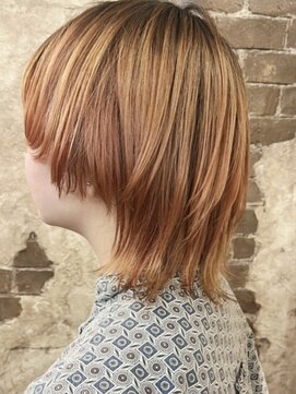 マギーヘア(magiy hair) magiyhair/下北沢/西部笑/オレンジマッシュウルフ