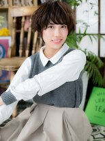 カバーヘアアンドスパ ブリス 浦和(COVER HAIR&SPA bliss)&nbsp;シアーグレージュくせ毛風小顔ショートパーマh4浦和20代30代40代