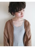 ■SOLセンター南10-15■暖色系カラーフレンチガーリーショート