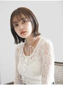 切りっぱなしボブ/外ハネボブ