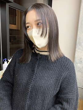 ミリ(mm) レイヤーカット オリーブベージュ カラー 韓国 髪質改善 仙台