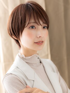 カバーヘア ブリス 戸田公園西口店(COVER HAIR bliss) ■大人美人似合わせカット小顔丸みショート47戸田公園30代40代