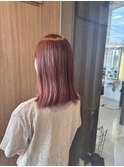 ブリーチなしピンク　ピンクカラー　ピンクベージュ