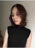 原宿マロンベージュモカベージュヘーゼルベージュショートボブ