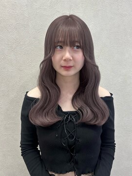 ソア 並木坂(Soa) 韓国ヘア/顔周りカット/レイヤーカット/ベージュ/ロング