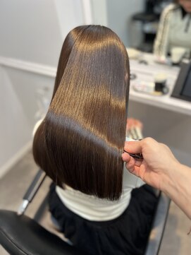 ウィステリア アネックス 銀座(WISTERIA ANNEX) ショコラブラウン/ULTOWAトリートメント/髪質改善カラー/東銀座