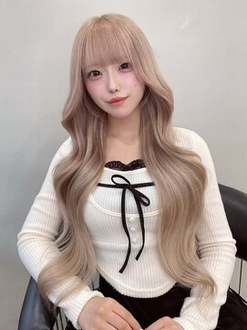 ラピス 渋谷本店(Lapis) ホワイトミルクティー/シールエクステ