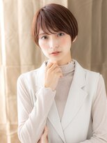 カバーヘア ブリス 志木南口駅前店(COVER HAIR bliss)&nbsp;小顔ショート/ウォームベージュ/マッシュショート/透明感/艶髪e