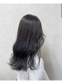 ラフウェーブ×アッシュグレー【TELA HAIR 石岡】