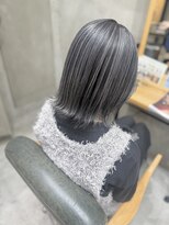 if&nbsp;切りっぱなしボブ/ハイライト/シルバー