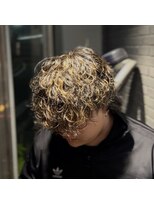 フリゼーア 川西店(FRISEUR)&nbsp;サーフカール×金メッシュ