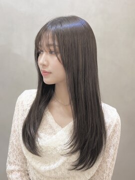 ジールサロン 学園の森店(ZEALSALON) グレージュカラー顔まわりレイヤーカット