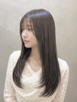 ジールサロン 学園の森店(ZEALSALON) グレージュカラー顔まわりレイヤーカット