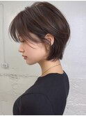 ハッシュカット/グレージュ/デザインカラー/勝田台
