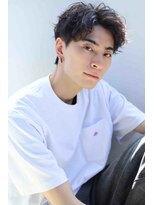 trriger men’s shop/トリガー/十三/メンズ/パーマ/フェード【10/3 OPEN（予定）】 &nbsp;ナチュラルセンターパート