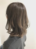 ヘアーサロン クスキ(hair salon KUSUKI) 肩にあたるくらいのはねないミディアム