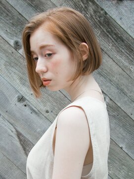 ルティア 池袋(Lutia) かきあげバング　ケアブリーチ　ダメージレスカラー